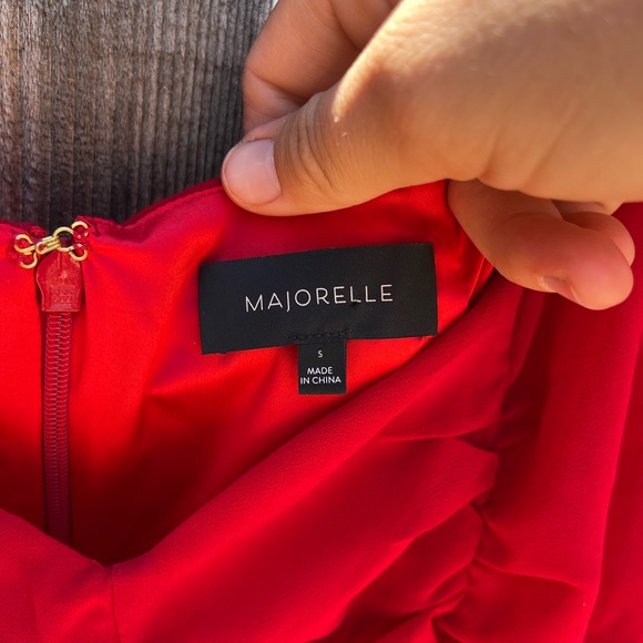 MAJORELLE Gerald Mini Dress in Red - Picture 4 of 8